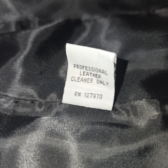 Jodi Arnold Black Leather Blazer Women's Size 4 - Picture 7 of 11